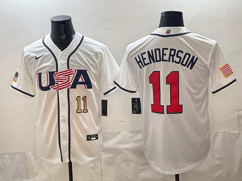 Men 2026 World cup white MLB Nike jersey 003